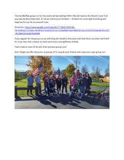 The Run4Buffalo group run for this event will be held April 8th!! We