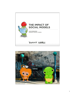 the impact of social models