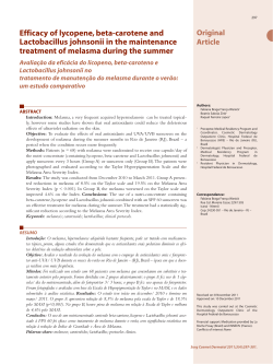 Efficacy of lycopene, beta-carotene and Lactobacillus johnsonii in