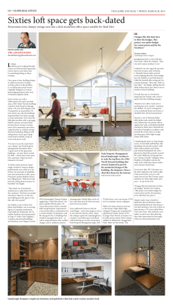 Sixties loft space gets back-dated