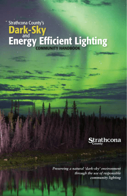 Dark-Sky Energy Efficient Lighting