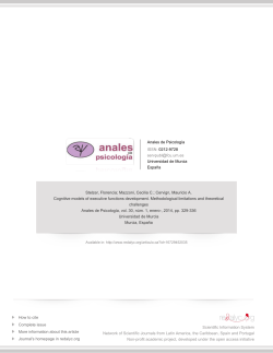 Redalyc.Cognitive models of executive functions development
