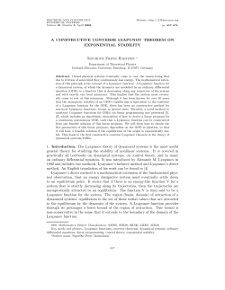 A constructive converse Lyapunov theorem on exponential stability.