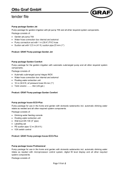 Interne Mitteilung - GRAF Plastics Australia