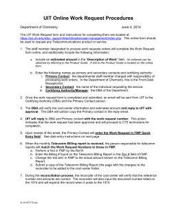 Monthly Review of Cost Center Balances