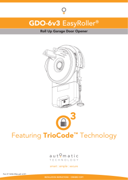 GDO-6v3 Manual - Automatic Technology