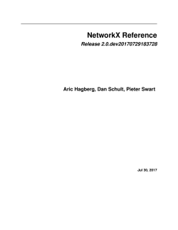 NetworkX Tutorial