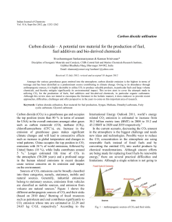 Carbon dioxide &ndash; A potential raw material for the production