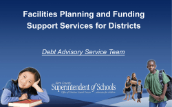 Debt Advisory Service Team - Kern County Superintendent of Schools