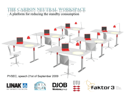The Carbon Neutral Workspace