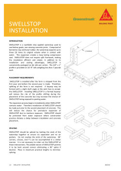 Swellstop Installation Guide