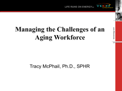 Industry-wide Aging Workforce Challenges