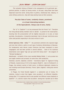 Peculiar fates of some, randomly chosen, prominent or at least