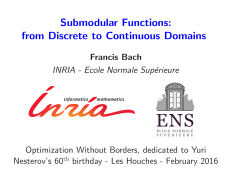 Submodular Functions: from Discrete to Continuous Domains