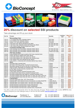 SSI One Day Promotion Follow Up 0612