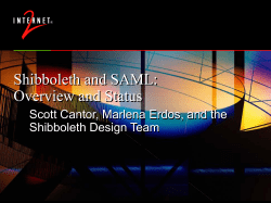 Shibboleth: An Introduction to the Architecture
