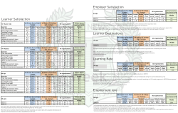 Learner Satisfaction Learner Destinations Employer