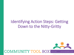 A PowerPoint presentation summarizing the major points in the