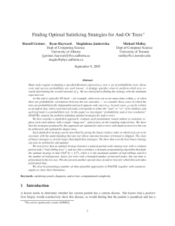 Finding Optimal Satisficing Strategies for And-Or Trees