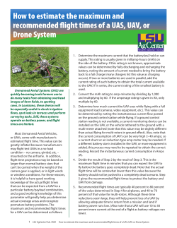 How to estimate the maximum and recommended