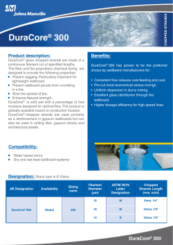 DuraCore&reg; 300 - Johns Manville