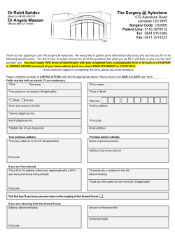 Registration Health Check