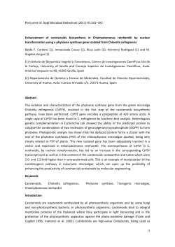 Post-print of: Appl Microbiol Biotechnol (2011) 91:341–351