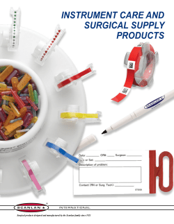 instrument care and surgical supply products