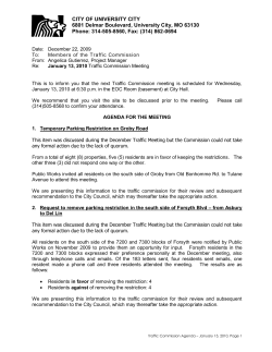 Date - City of University City