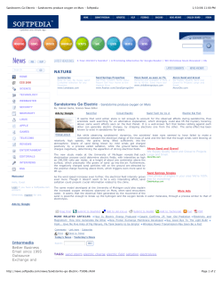 Sandstorms Go Electric - Sandstorms produce oxygen on Mars