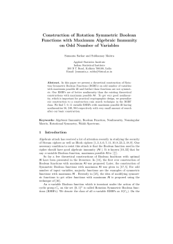 Construction of Rotation Symmetric Boolean Functions with