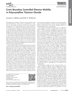Grain Boundary Controlled Electron Mobility in Polycrystalline