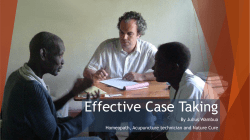 Homeopaths CPD at Kambimawe Wote