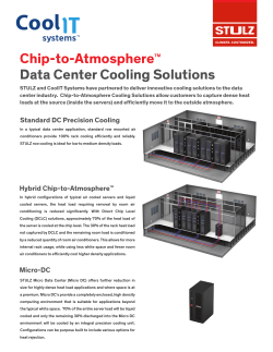 Chip-to-AtmosphereTM Data Center Cooling Solutions