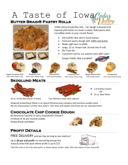 Skoglund Meats - Cedar Valley Fundraising
