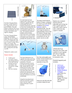 UPGRADE Pack Maximize the utility and comfort of your aquatic lift