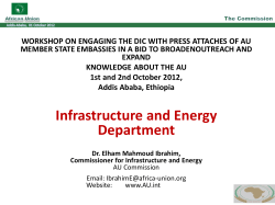 Infrastructure and Energy Department