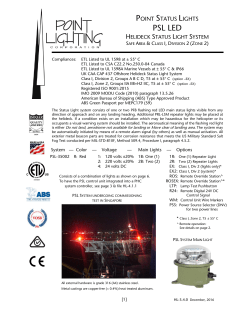 HL340PSLv2 Helideck Status Light System PSL