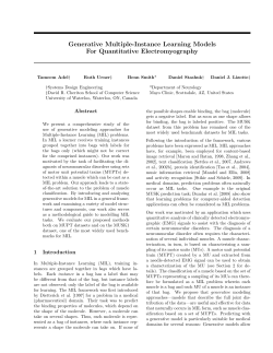 Generative Multiple-Instance Learning Models For Quantitative