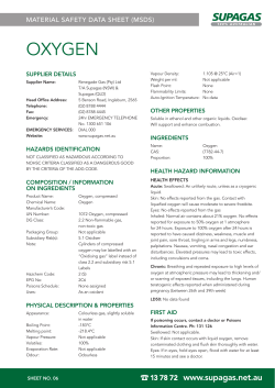 oxygen - Supagas