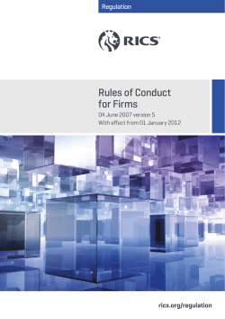 Rules of Conduct for Firms - Ausweger Baumanagement GmbH