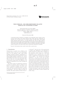 the surface- and size-dependent elastic moduli of