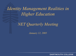 PKI: A Technology Whose Time Has Come in Higher Education