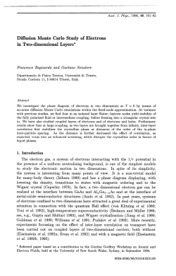 Diffusion Monte Carlo Study of Electrons in Two