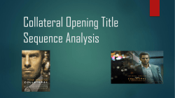 Collateral Opening Title Sequence Analysis