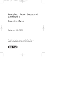 ReadyPrep&trade; Protein Extraction Kit (Membrane I) - Bio-Rad