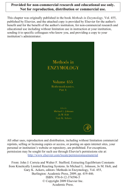 Extracting Equilibrium Constants from Kinetically Limited Reacting