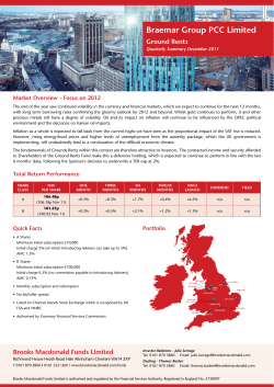Braemar Group PCC Limited - Channel Islands Securities Exchange