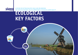 ecological key factors - Watermozaiek
