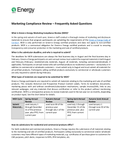 Marketing Compliance Review &ndash; Frequently Asked - Green-e
